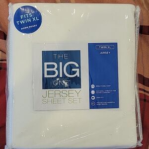 The Big One Jersey Sheet Set,Twin XL